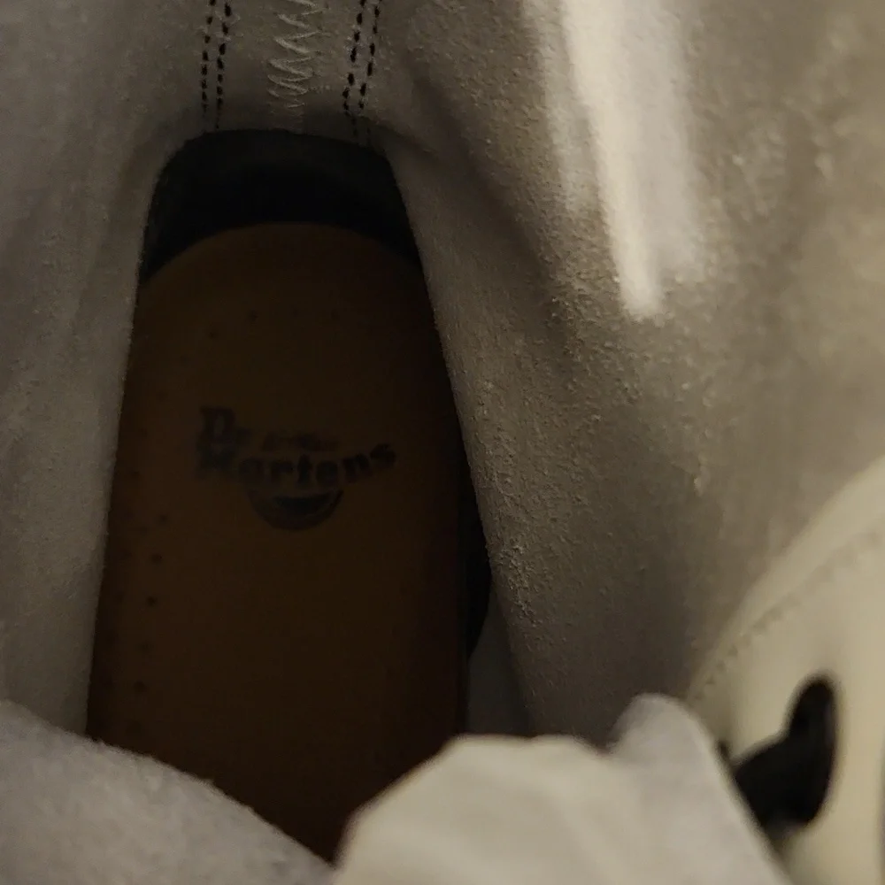 DR. MARTEN'S 1460 BOOTS SMOOTH LEATHER Women's White Boots Size 10. - Picture 8 of 12